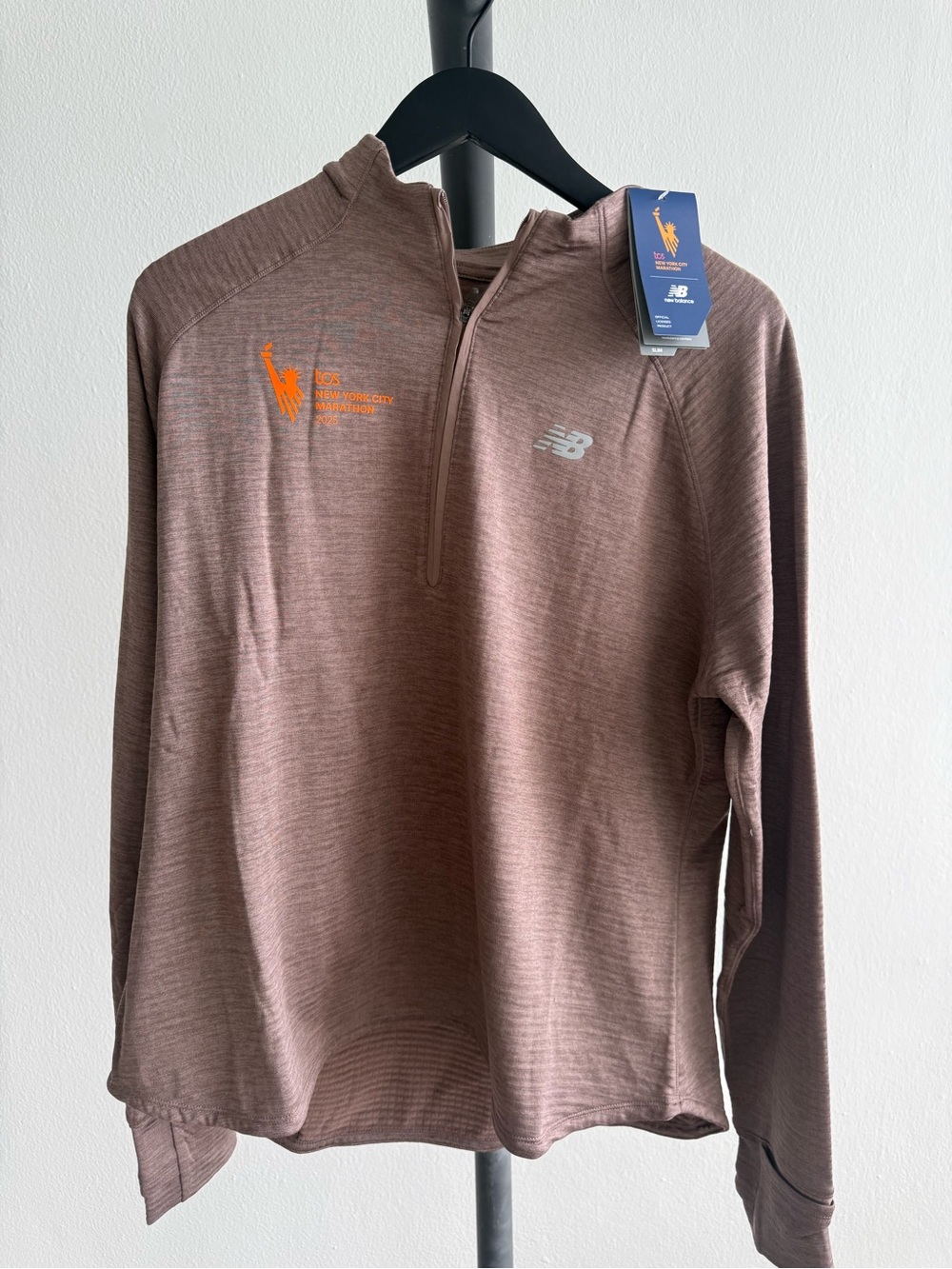 New Balance TCS NYC Marathon 2025 NB Heat 1/4 Zip Running Top 2XL NWT
